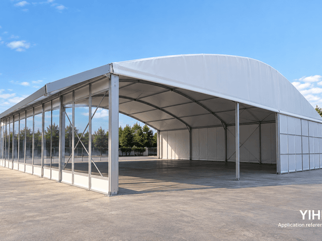 Open-Sided Curved Canopy