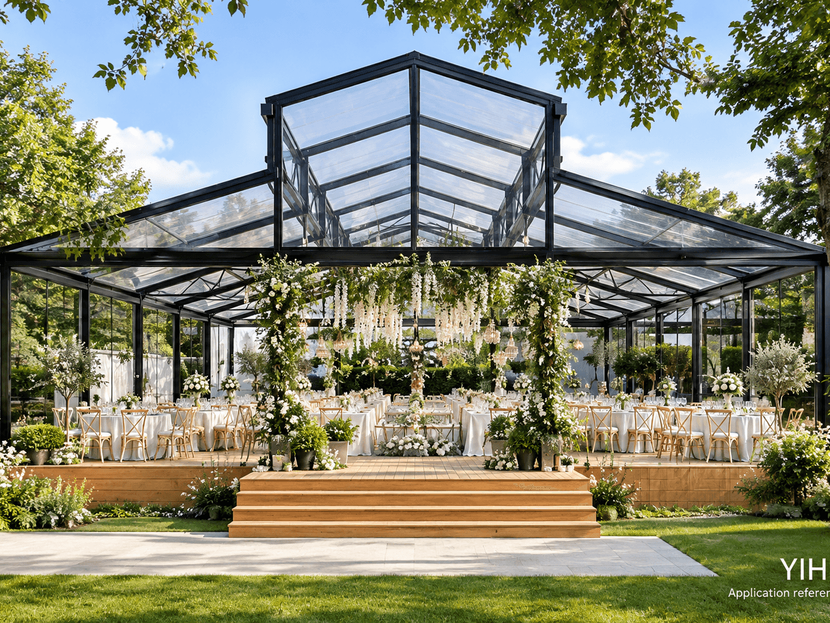 Glass Atrium Event Tent