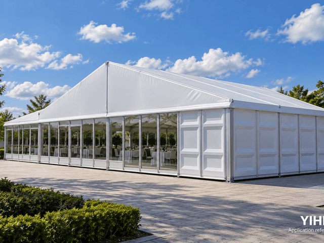 Glass-Wall A-Frame Tent