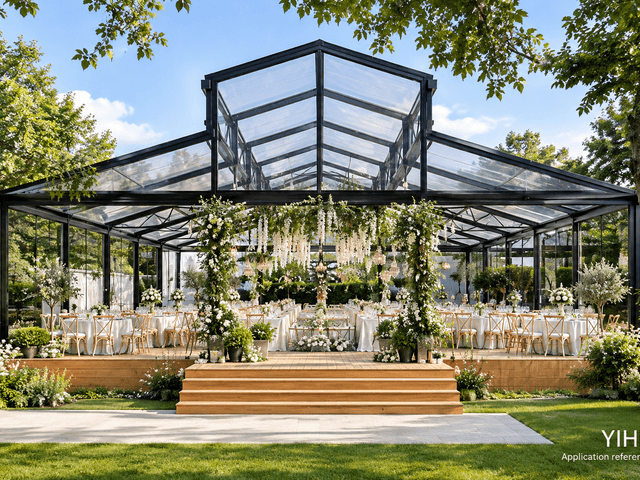 Glass Atrium Event Tent